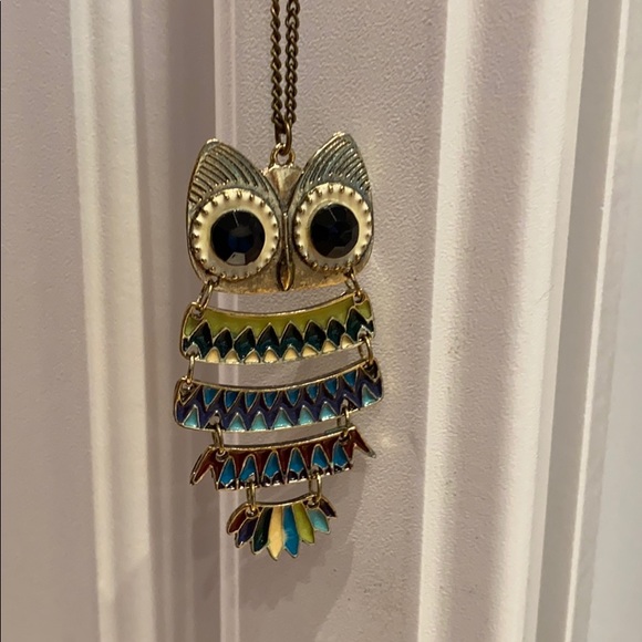 Owl pendant necklace - Picture 1 of 3